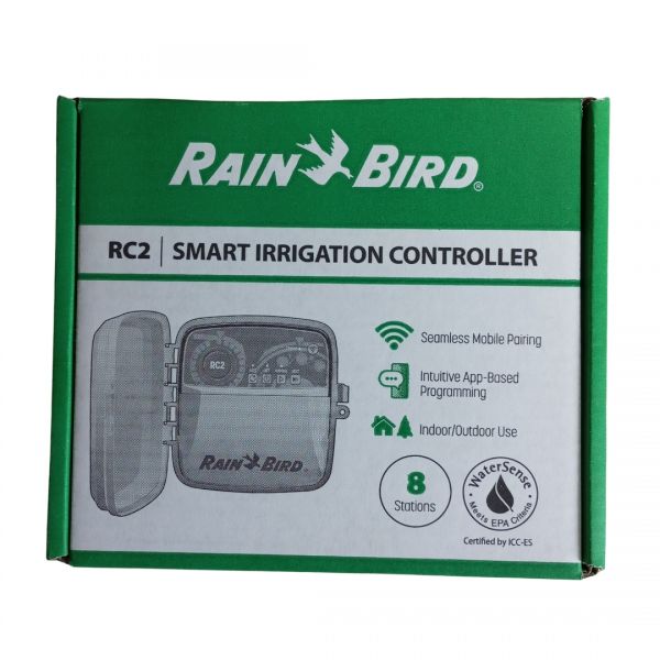 Sterownik nawadniania Rain Bird RC 2 na 8 sekcji zewnętrzny z Wi-Fi